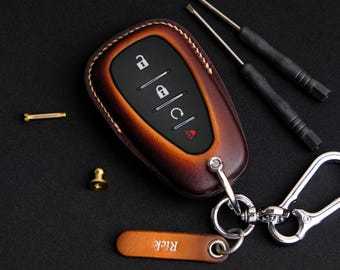 Chevrolet Traverse,Trailblazer, Blazer, Trax, Equinox Key Fob Cover, Keychain for Spark,  Trax, Dad Gift