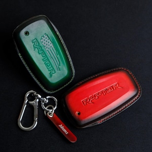 Ford F-150 Raptor Personalized Key Fob Cover, Handmade Key Case Fits Ford F-150 Raptor Ranger Maverick, Ford Accessory, Gift For Him