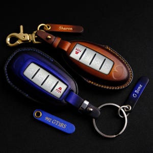 Infiniti Q50 Q60 QX50 QX55 QX60 Key Fob Cover, Personalized Infinity Keychain Holder, Infiniti Accessories, Gift For Him