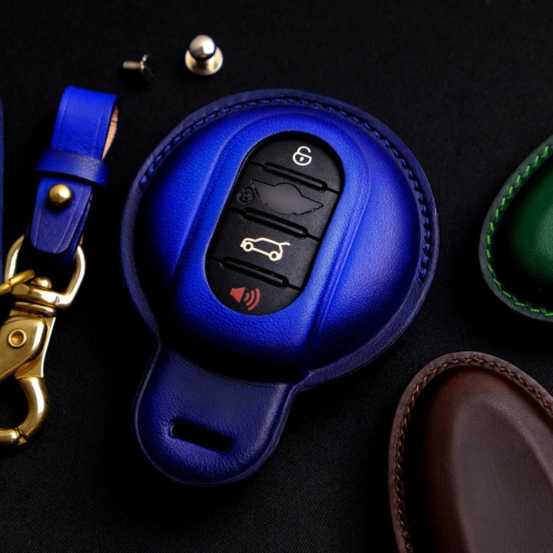 Mini Key Case Mini 5-door Hatch Key Fob Cover, Leather Key Fob Cover for Mini 5-door ...
