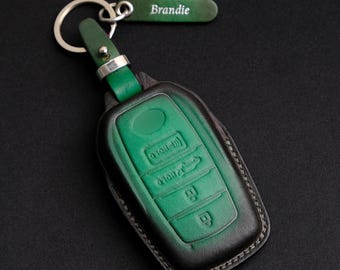 BMW Corolla Cross Key Fob Cover, Handcarft Leder Schlüsseletui für BMW Land Cruiser, BMW Corolla Zubehör, personalisiertes Geschenk