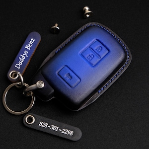 Custodia portachiavi Toyota Tacoma, custodia portachiavi in pelle per Tacoma SR5 SR TRD Pro Trailhunter... Accessorio Toyota, regalo personalizzato