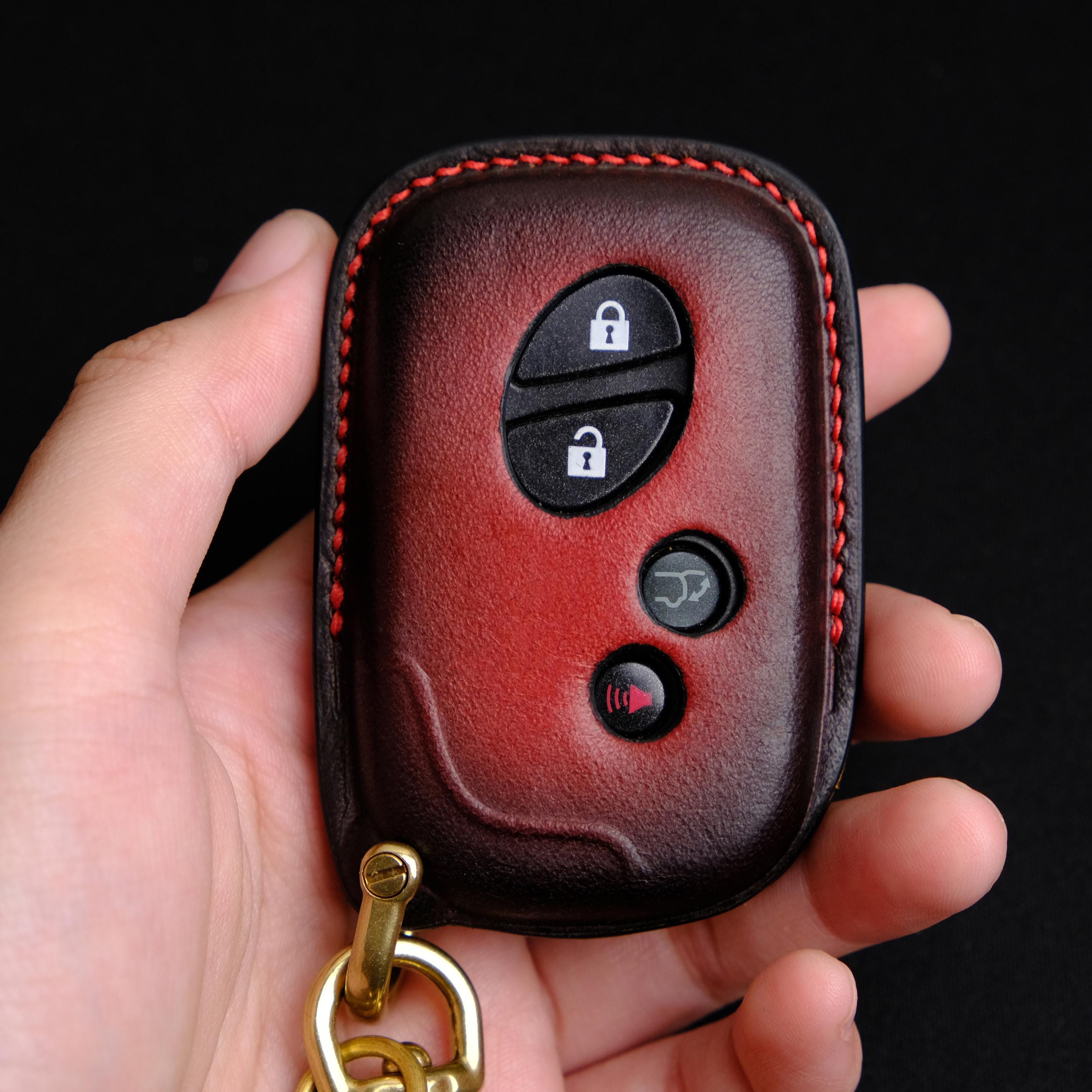 Portachiavi per auto Smart Portachiavi in ​​pelle, adatto per Lexus ES UX NX LC500 UX200 ES350 UX200 LS500 LS500H LC500h ES300h, guscio per chiave auto ABS Smart Car Key Fob