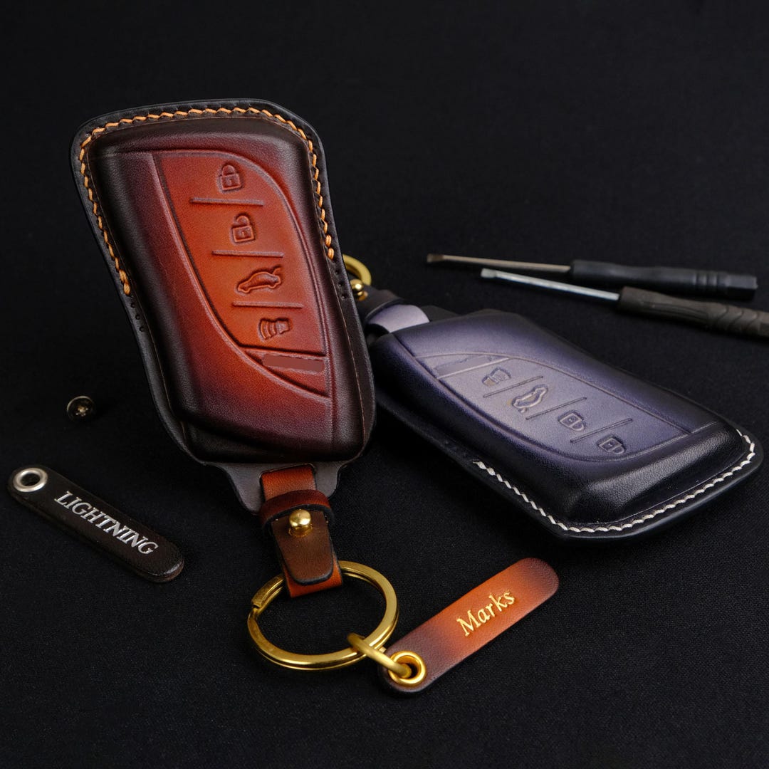 Lexus LS Leather Key Fob Cover, Personalized Key Case for Lexus LS350 ...