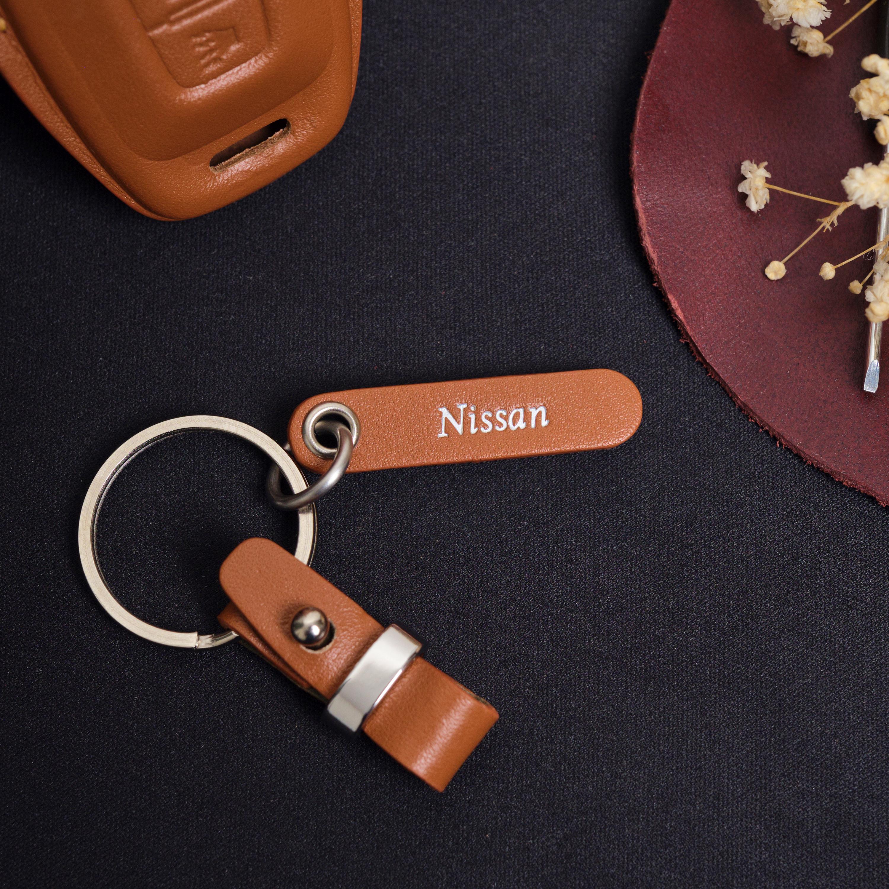 Nissan Ariya Leather Key Fob Cover, Personalized Key Case for Nissan ...