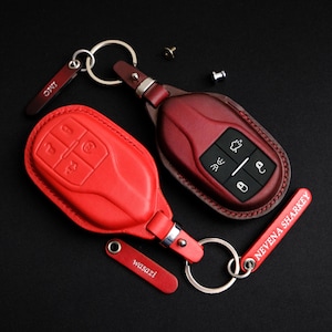 Handmade Leather Key Case For Maserati Ghibli Quattroporte... Personalized Key Case For Maserati, Custom Name Tags For Maserati,Gift For Him