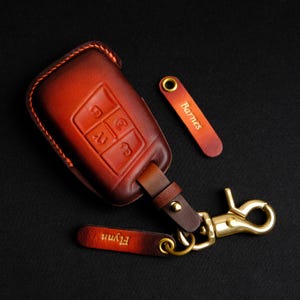 Handmade Key Fob Cover For Volkswagen Jetta Passat Atlas, Custom Leather Key Case For Volkswagen, Volkswagen Key Gloves, Gift For New Car