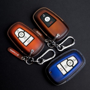 Bronco Sport Key Fob Cover, Custom Key Case For Bronco Big Bend, Outer Banks, Heritage Edition, Badlands, Bronco Key Holder, Gift For Dad