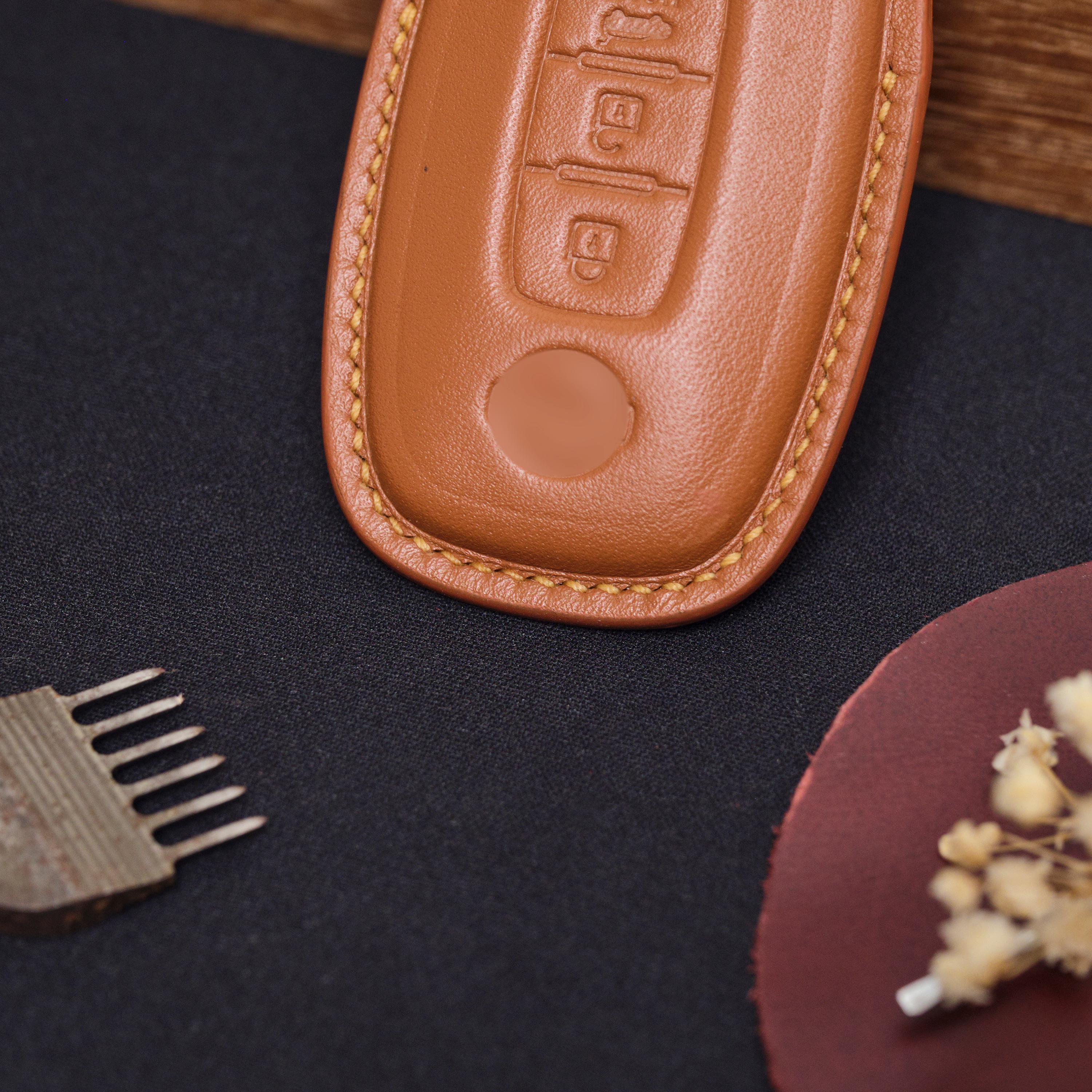 Nissan Ariya Leather Key Fob Cover, Personalized Key Case for Nissan ...
