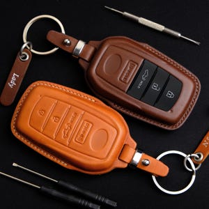 Key Fob Cover Case For Toyota Tacoma, Tacoma Key Case Key Chain Entry Remote Stamp Holder Accessory, Toyota Accessories