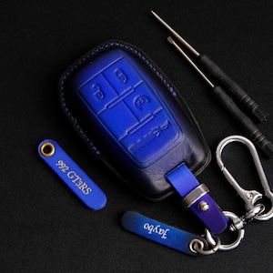Leather Key Fob Cover For 2500, Holder Protect Key Case, Handcrafted Leather Key Fob Cover