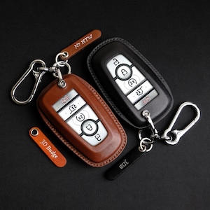 Personalized Key Case For Ford Bronco, Handcraft Leather Key Case For Ford Bronco Sport Raptor Bigbend... Ford Bronco Accessories