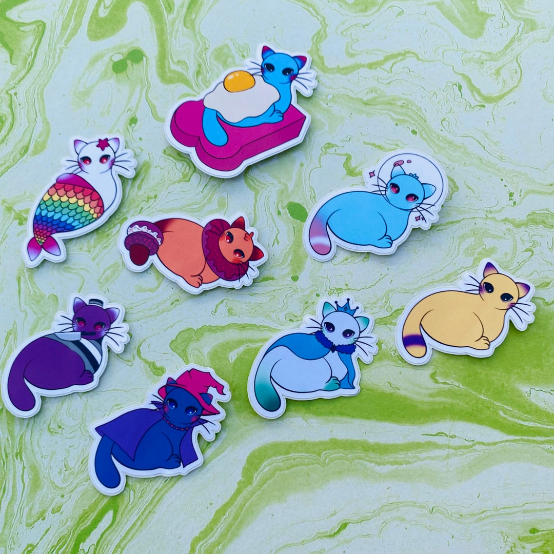 Pride Kitties Pride Kitties Sticker Pack Pride Stickers - Etsy