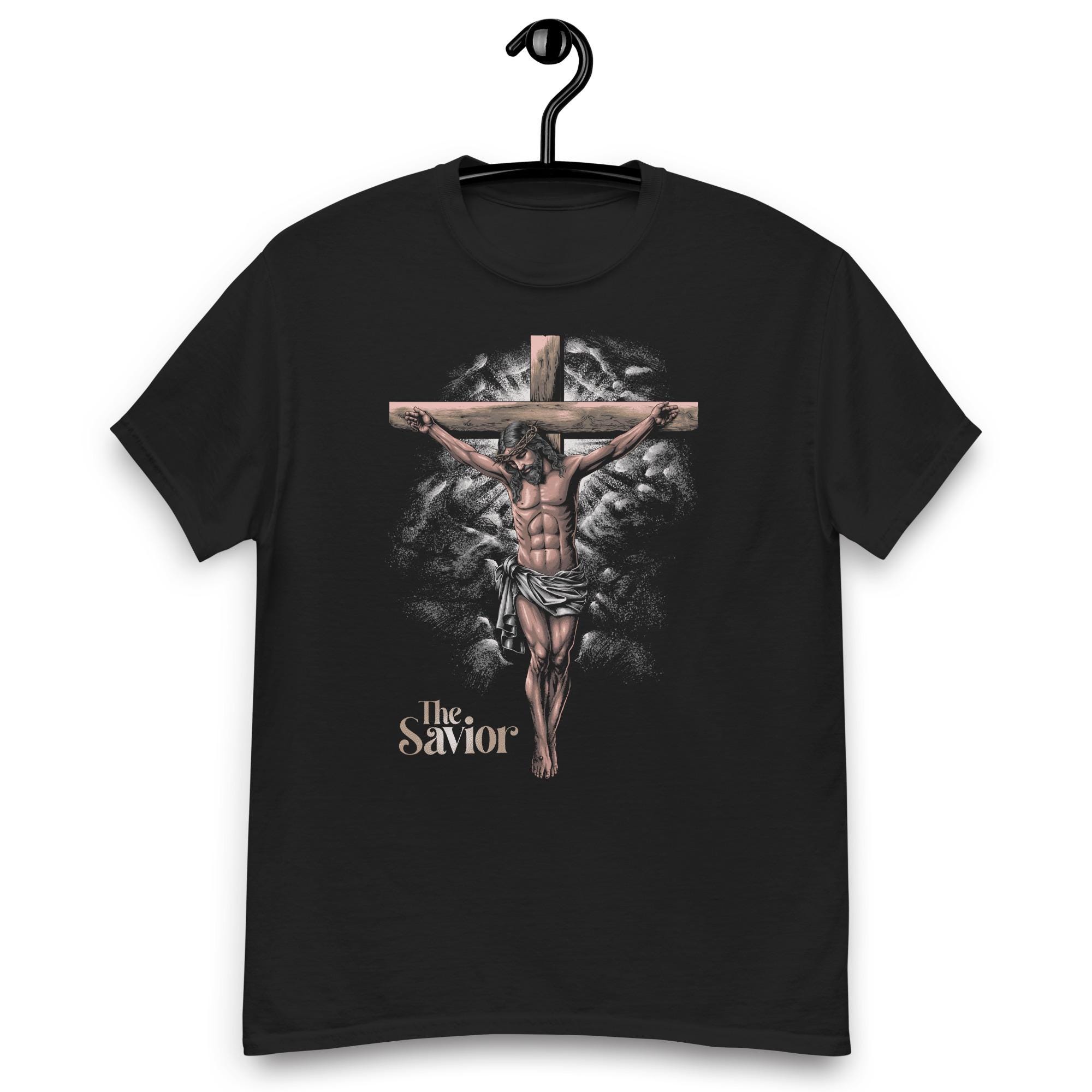Jesus Christ Crucifixion T-shirt | Christian Faith Design Shirt - Etsy