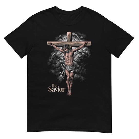 Jesus Christ Crucifixion T-shirt | Christian Faith Design Shirt - Etsy