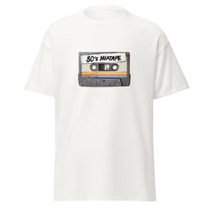 80s Mixtape T-Shirt: Retro Cassette Tape Music Lover Tee