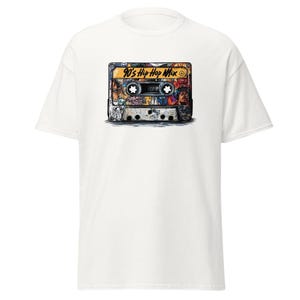 90s Hip Hop Mix Cassette T-Shirt — Classic Old School Rap Hip Hop Music Fan Shirt