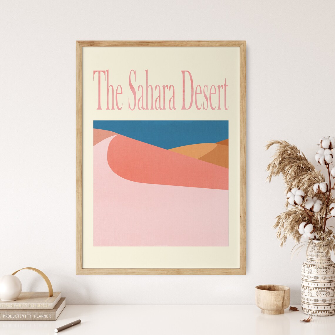 Desert wall art prints Boho desert wall decor Desert Etsy