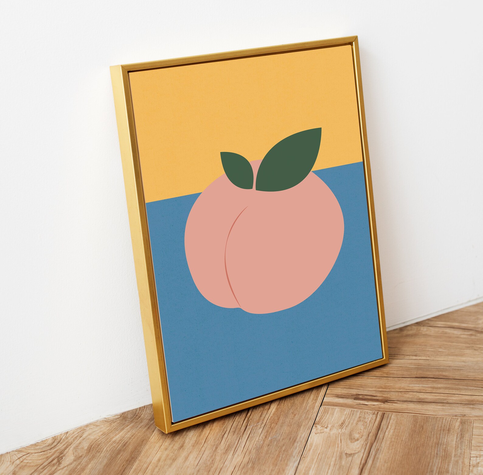 Peach Wall Art Peach Home Decor Peach Boho Peach Bathroom Etsy