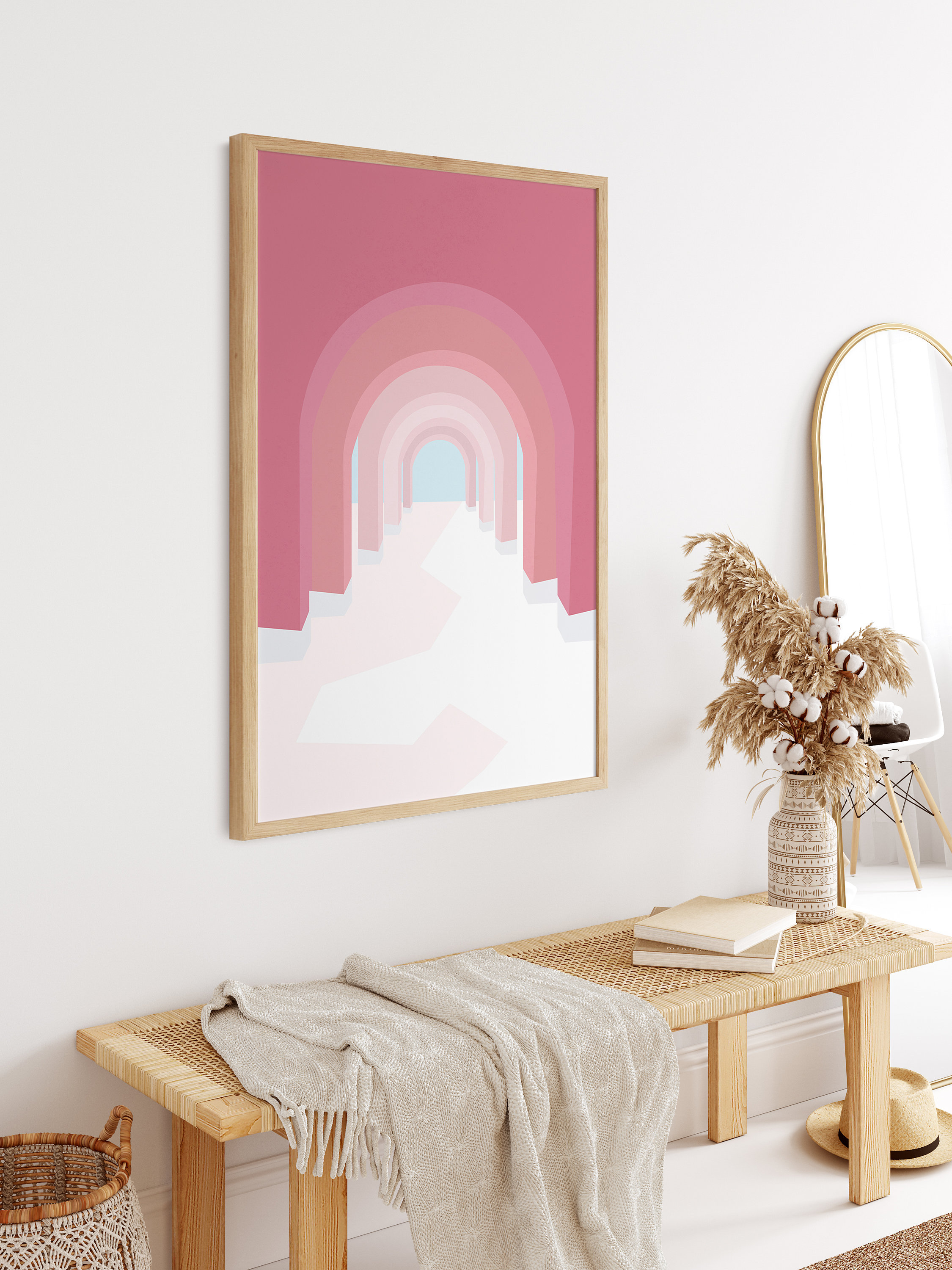Boho Arch Wall Decor Arch Art Circle arch Arch wall | Etsy