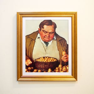 Portrait of F. Nephi Grigg, Inventor of the Tater Tot | Latter-day Saint Art Print | Painting by Kevin L. Owens