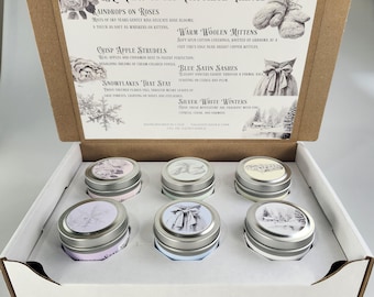 Confezione di campioni di candele My Favorite Things - Set da 6 / Candele di Natale / Regalo