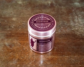 Dionysus Candle | Red Wine & Cherry | Soy Wax, Wooden Wick