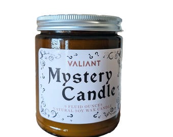 Mystery Candle | Soy Wax Candle in Amber Jar