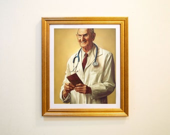 Portrait of Dr. Russell M. Nelson M.D., Ph.D | Latter-day Saint Art Print | Giclée Painting by Kevin L. Owens