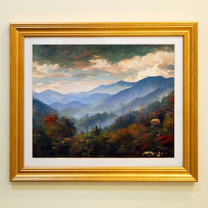Great Smoky Mountains | North Carolina and Tennessee National Park Art Print | Appalachian | Painting by Kevin L. Owens