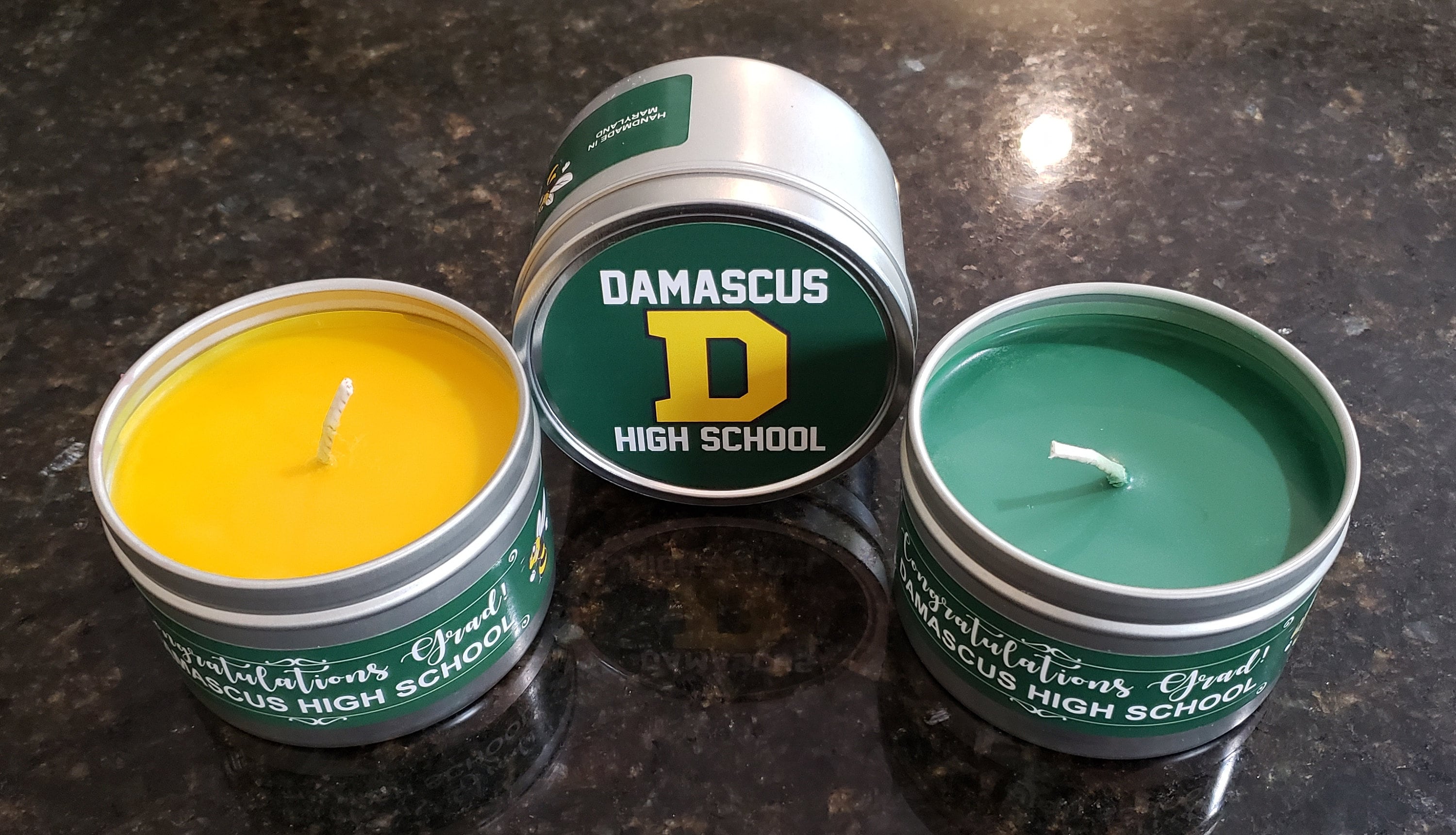 Graduation Gifts Candles Custom High School Urbana Etsy