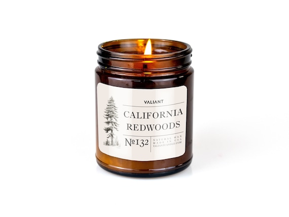 California Redwoods Candle | Cedar, Eucalyptus, Pine, Clove, Moss