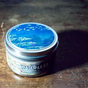 Water Lilies | Monet | Soy Wax Candle | Floral Candle