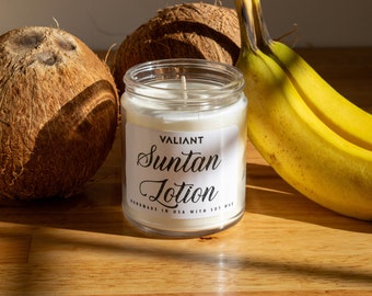 Suntan Lotion Candle