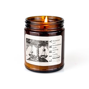 Libra Zodiac Candle