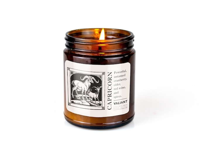 Capricorn Zodiac Candle