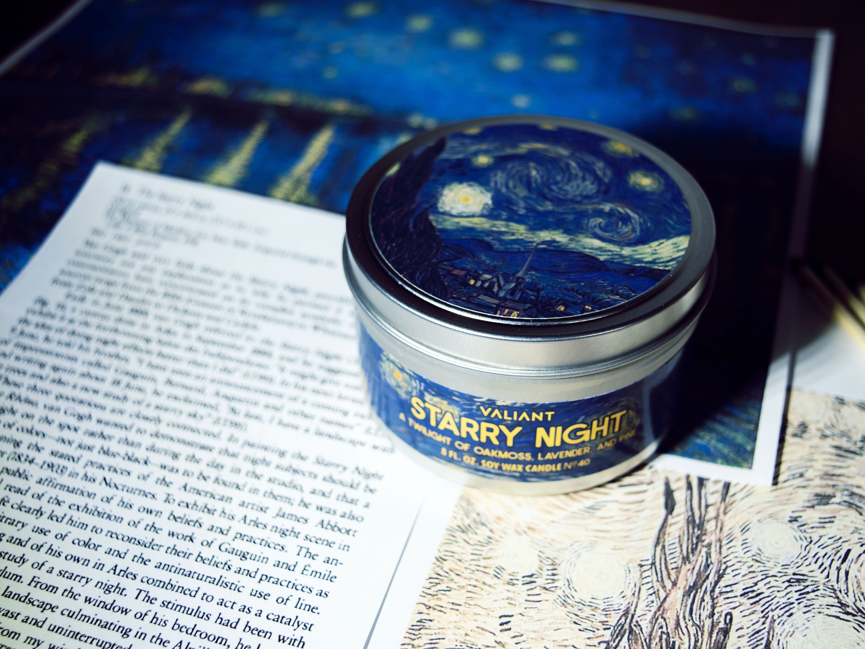 Starry Night Large Soy Candle main image 0
