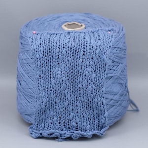 Cotton yarn on cone, hand knitting yarn per 100 gram