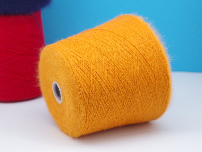 Angora Rabbit Yarn on Cone Yarn for Knitting Price per 100 Etsy