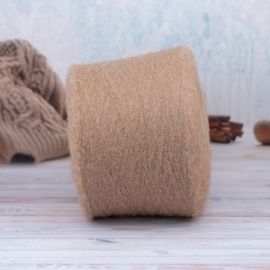 Baby alpaca yarn on cone, price per 100 grams