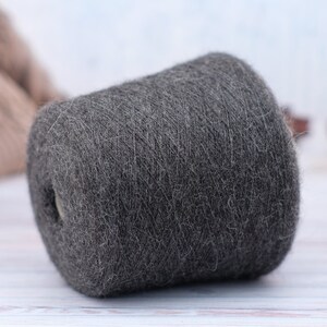 Alpaca superfine 100% yarn on cone, price per 100 grams