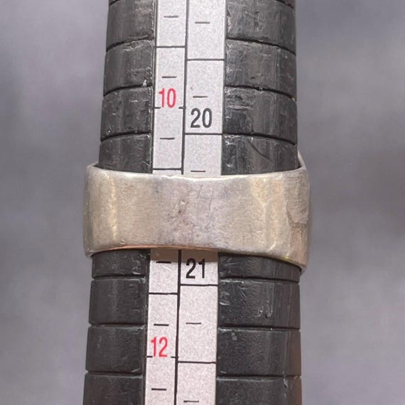 Ancient Roman Solid Silver Ring With Airplane Car… - image 4