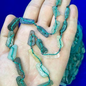 Ancient Roman Glass Beads Strand: Jewelry Making Supply