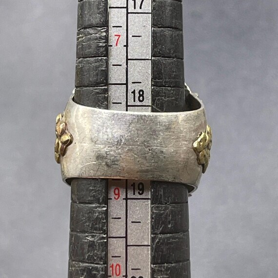 Ancient Roman Solid Silver Ring With Face Carved … - image 2