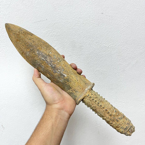 Antike Antiker Naher Osten Bronze Großes Schwert sehr selten feiner Zustand