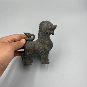 Unique ancient Roman Bronze dragon statue