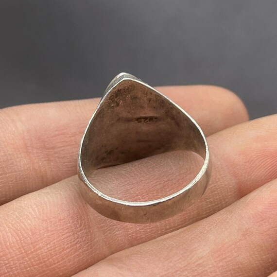 Ancient Roman Solid Silver With natural Lapis laz… - image 9