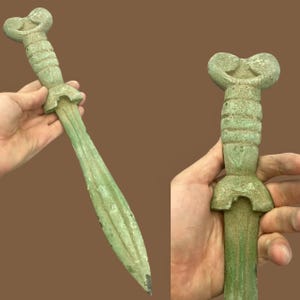Extremely Rare Ancient Persian Luristan Bronze Age Short Authentic Sword 1200-900BC