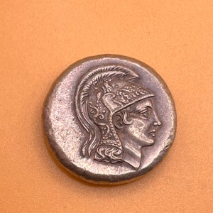 Ancient Roman Bronze Tetradrachm Coin
