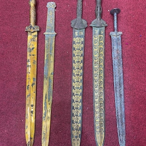 Ancient Bronze Swords - Silk Route Warrior - Set of 5